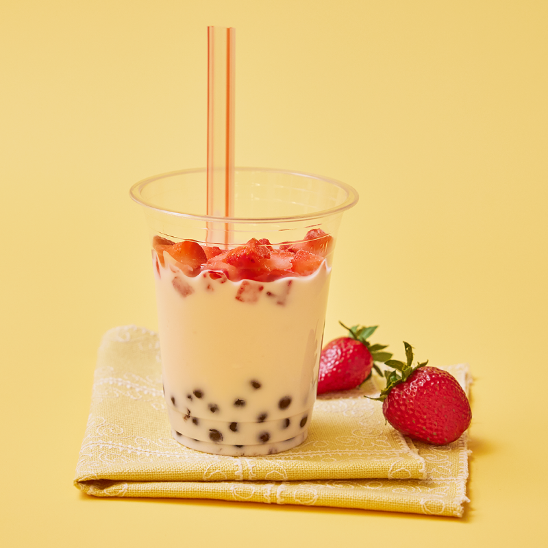 [期間限定]いちごミルク(タピオカ入り)